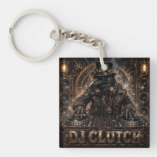 LLAVERO DJ CLUTCH DE DOBLE CARA (Frente)