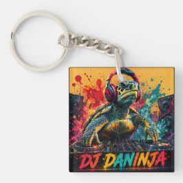 LLAVERO DJ DANINJA DOBLE CARA