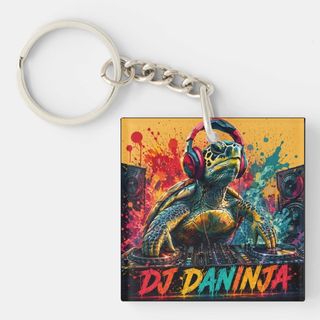 LLAVERO DJ DANINJA DOBLE CARA (Frente)