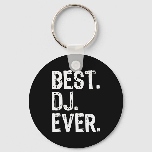 Llavero Dj Ever Funny Gift Christmas  (Anverso)