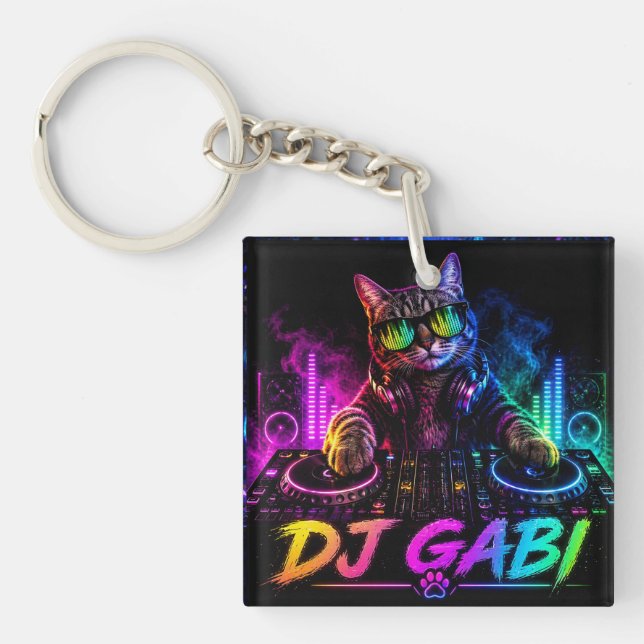 LLAVERO DJ GABI DOBLE CARA (Frente)