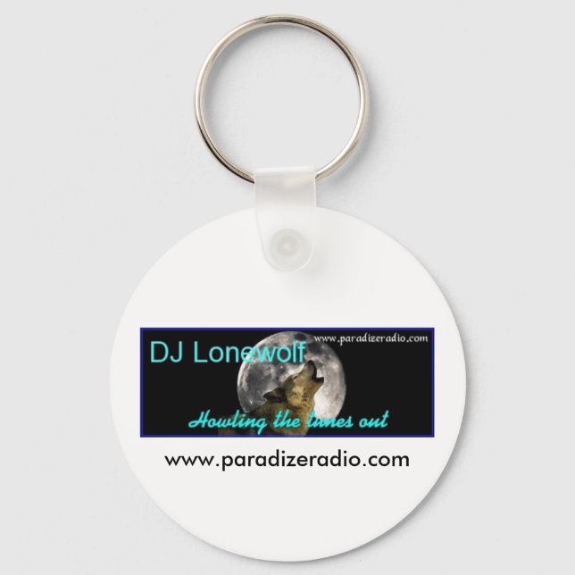 Llavero (DJ Lonewolf) Keychain/Keyring (Anverso)