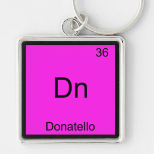 Llavero Dn - Donatello Divertido Símbolo de Química Tee