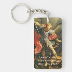 Llavero DNI católico Religioso San Michael Archangel