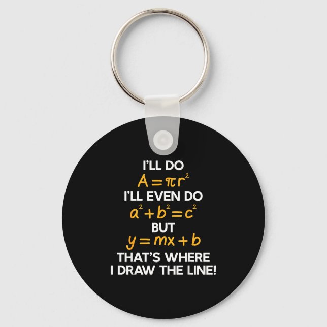 Llavero Do For I'll Math Formula Math Puns (Anverso)