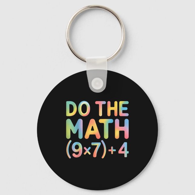 Llavero Do The Math Equation Thanksgiving Teacher 67 Six S (Anverso)