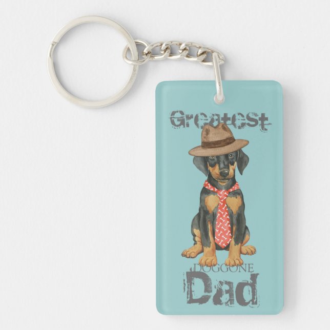 Llavero Doberman Dad (Frente)