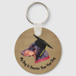 Llavero Doberman Mi Perro Es Más Inteligente Que Tu Perro 