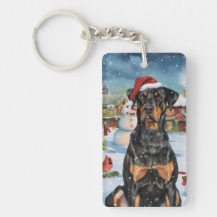 Llavero Doberman País de las Maravillas de Invierno Alegrí