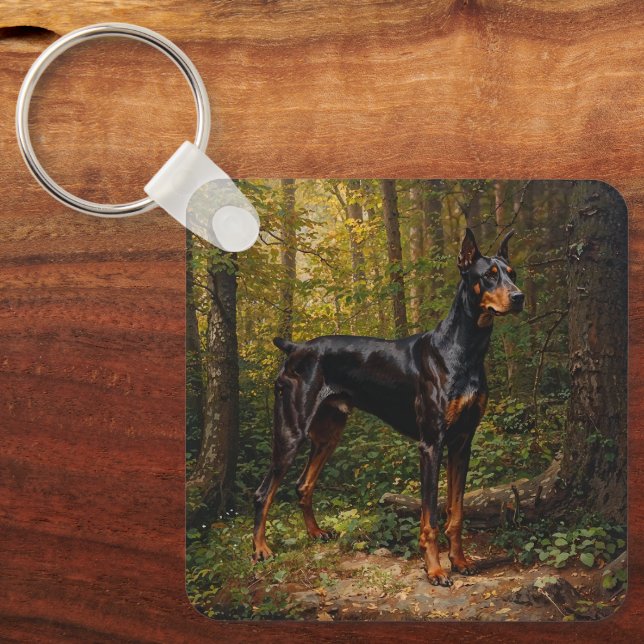 Llavero Doberman Pinscher (Anverso)
