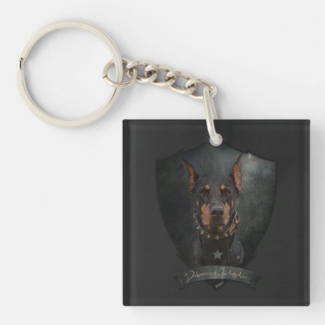 Llavero Doberman Pinscher (Frente)