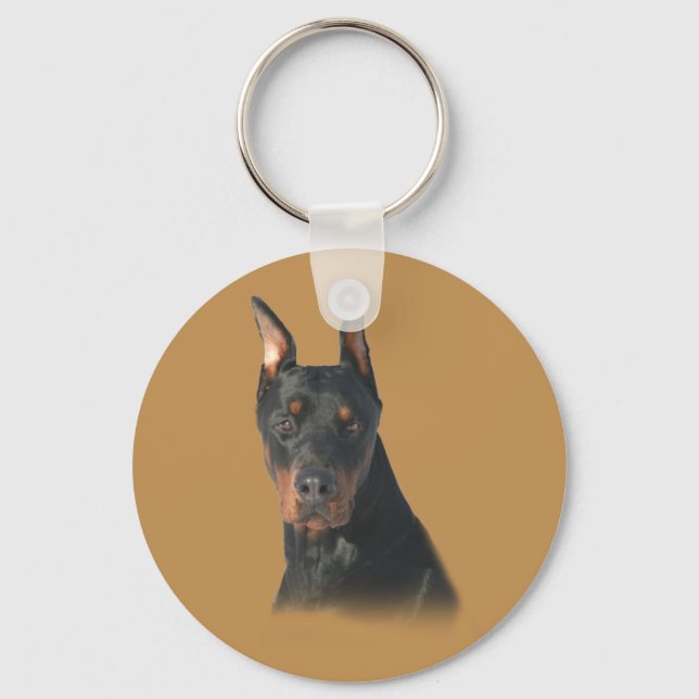 Llavero Doberman Pinscher Awesome Keychain (Anverso)