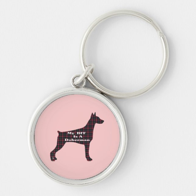 Llavero Doberman Pinscher BFF (Frente)