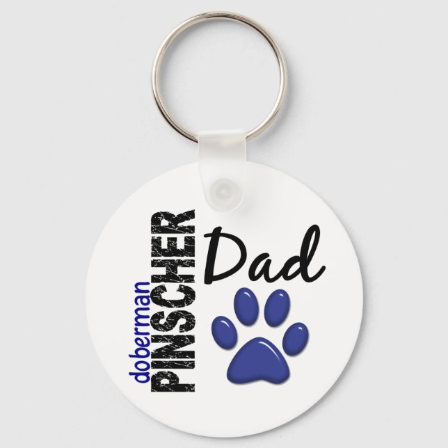 Llavero Doberman Pinscher Dad 2 (Anverso)
