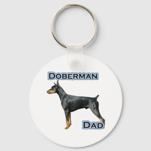Llavero Doberman Pinscher Dad 4 - Keychain