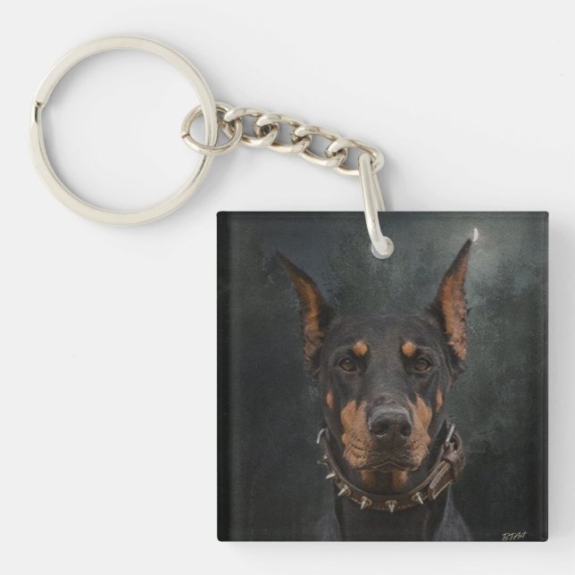 Llavero Doberman Pinscher Keychain (Frente)
