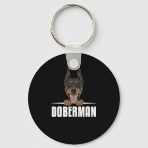 Llavero Doberman sonriente