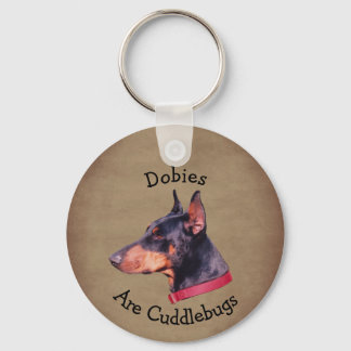 Llavero Dobies Son Cuddlebugs Doberman Pinscher