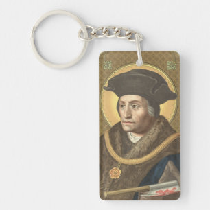 Llavero Doble Imagen St. Thomas More (SAU 026)