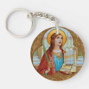 Llavero Doble St. Cecilia de Roma (BK 003)
