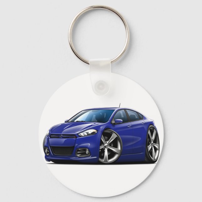 Llavero Dodge Dart Dk Blue Car (Anverso)