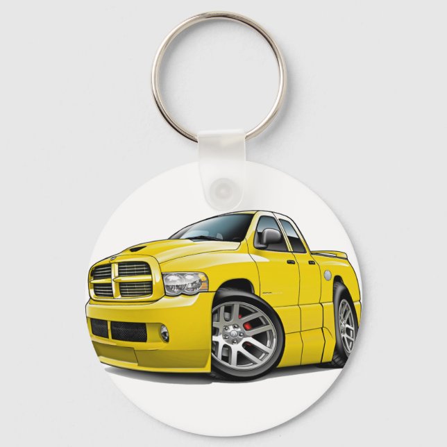 Llavero Dodge SRT10 Ram Dualcab Amarillo (Anverso)
