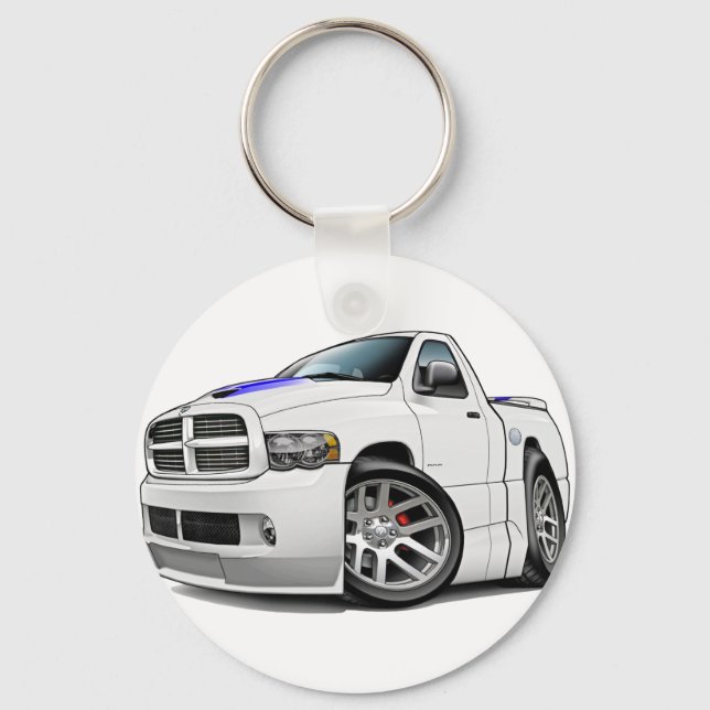 Llavero Dodge SRT10 Ram White (Anverso)