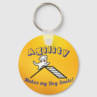 Llavero Dog Agility Themed Keychain