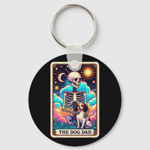 Llavero Dog Dad Tarot Card Skeleton Fathers Day Dog Dad Me