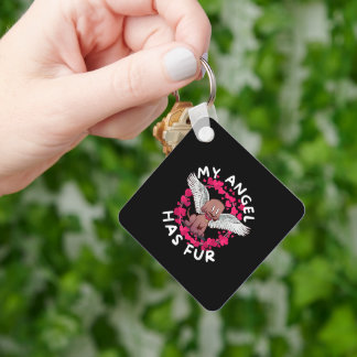 Llavero dog lover angel wings labrador puppy