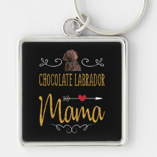 Llavero Dog Lover Chocolate Labrador Mama