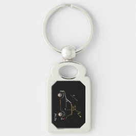 Llavero Dog on Wall Street Petra Gliff Keychain