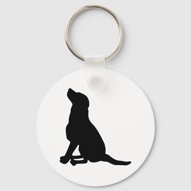 Llavero Dog Silhouette (Anverso)