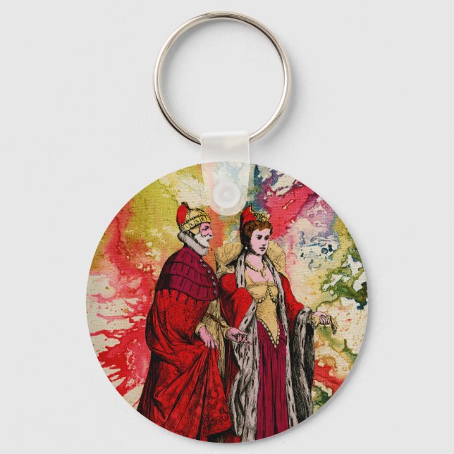 Llavero Doge veneciana y Dogeressa por Michael Moffa (Anverso)