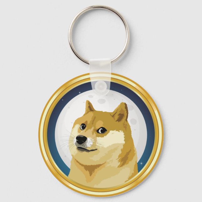 Llavero Dogecoin Doge Day 4/20 Crypto Funny (Anverso)