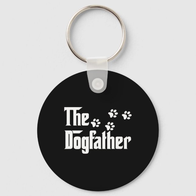 Llavero Dogfather T Shirt Dad Fathers Day Regalo Perro Lov (Anverso)