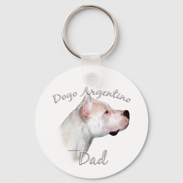 Llavero Dogo Argentino Dad 2 (Anverso)