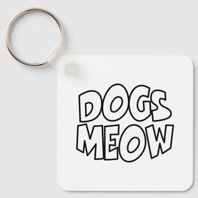 Llavero Dogs Meow (Anverso)