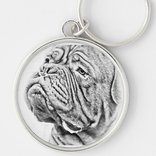 Llavero Dogue De Bordeaux - mastín francés (Frente)