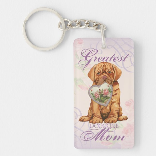 Llavero Dogue Heart Mom (Frente)