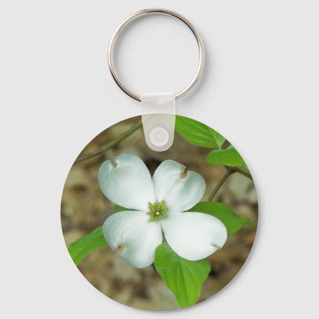 Llavero Dogwood primavera (Anverso)
