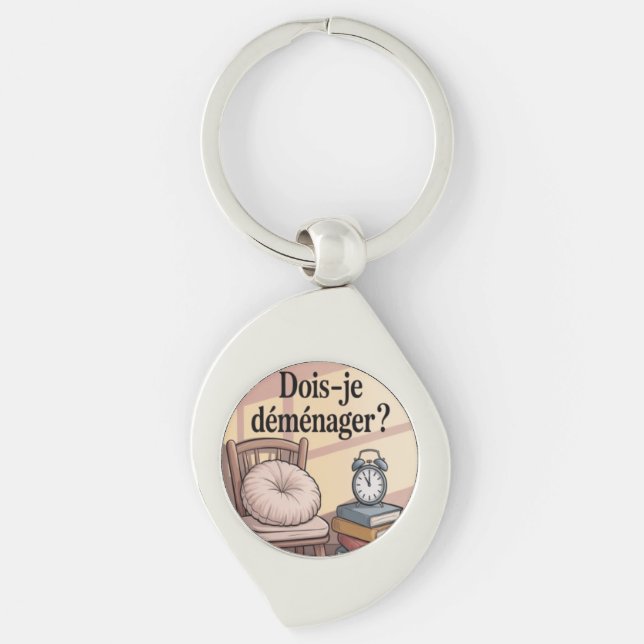 Llavero Dois-je déménager ? (Anverso)