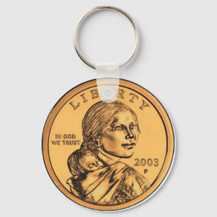 Llavero Dólar de Sacagawea