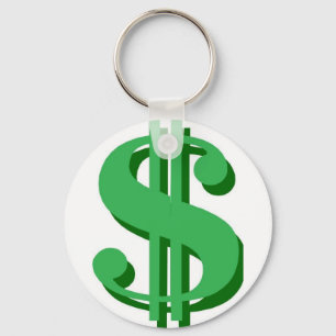 Llavero dólar-Rótulo de $