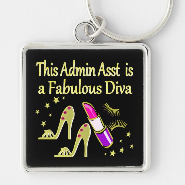 LLAVERO DOLD GLITZY ADMIN ASISTENTE DIVA DISEÑO (Frente)