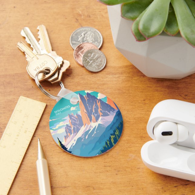 Llavero Dolomitas Italia Viaje de cosecha (Escritorio )