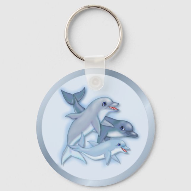 Llavero Dolphin Family (Anverso)