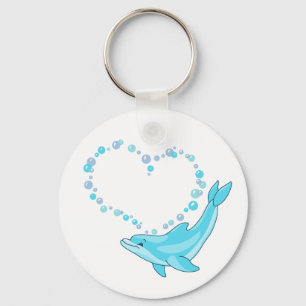 Llavero Dolphin Heart
