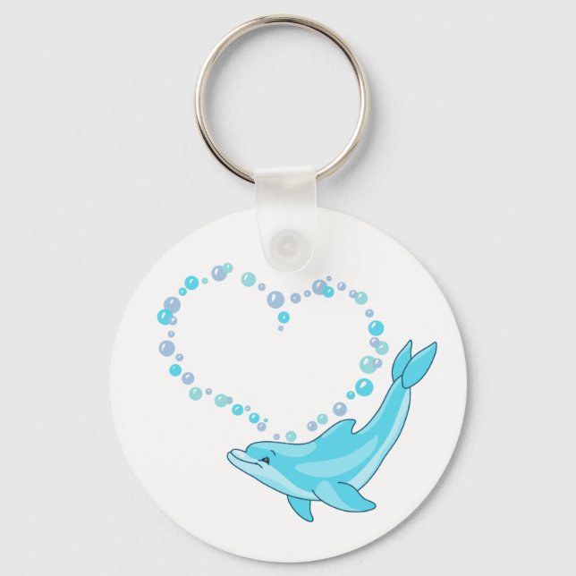 Llavero Dolphin Heart (Anverso)