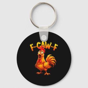 Llavero Domador de gallinas divertido pájaro F Caw F gallo
